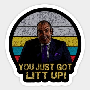 You Just Got Litt Up 90s Sticker